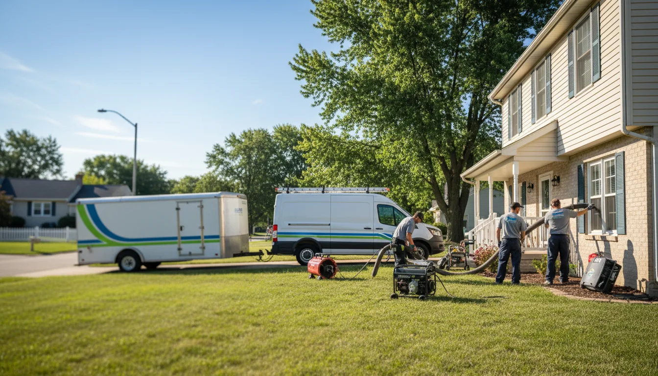 Flooded Basement Restoration And Cleanup With Repair in Dowell, MD near me